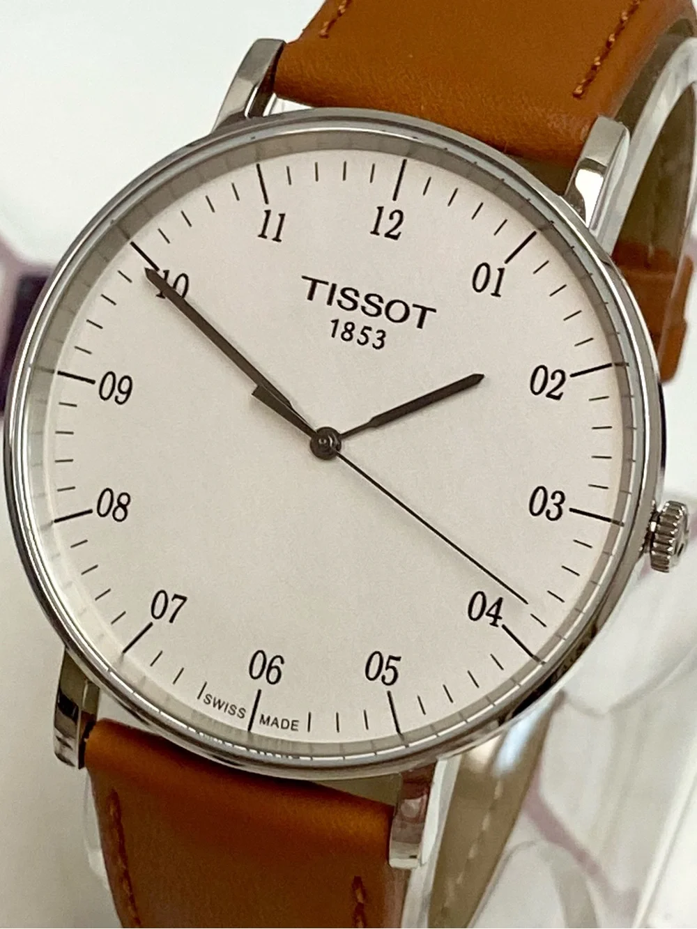 Tissot 1853 Swiss Made T-Classic Everytime Stainless Steel Dress Watch 42mm